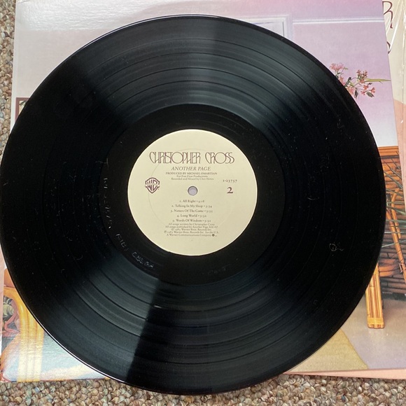 Another Page-Christopher Cross (Record Album) Vinyl Record 1983 original - Picture 6 of 7